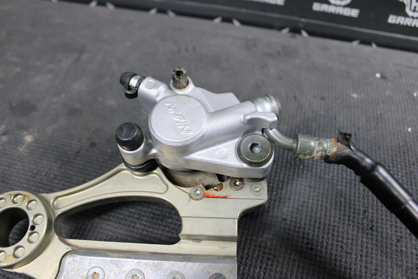 2007 YAMAHA YZ250F YZ450F OEM NISSIN REAR BACK BRAKE CALIPER MASTER CYLINDER LEV - hggarage