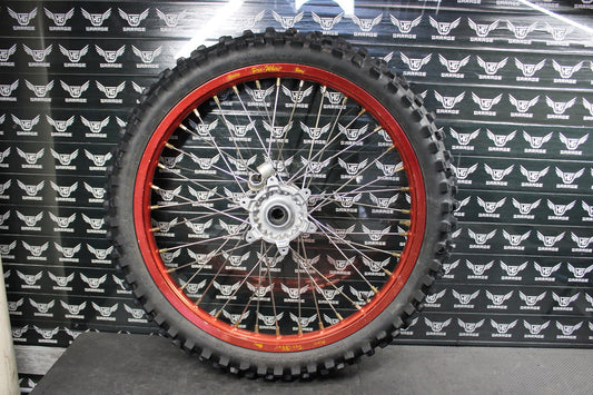 2006 YAMAHA YZ250F YZ426F YZ450F RED PRO WHEEL OEM HUB FRONT WHEEL RIM TIRE - hggarage