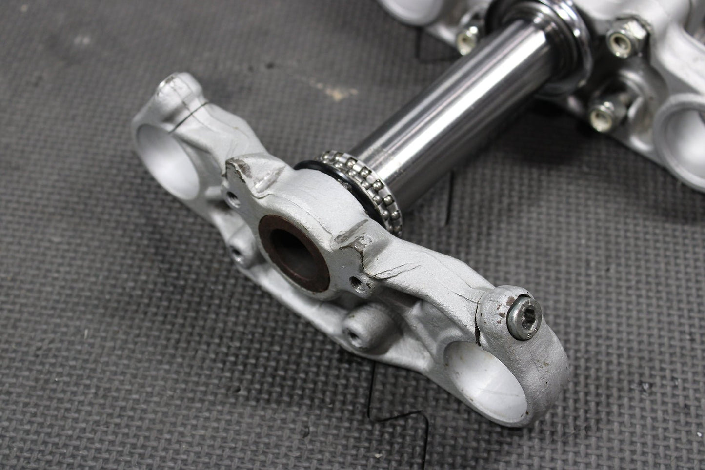 2000 KTM 50SX Junior OEM Front Forks Lower Upper Triple Tree Stem Clamp 45001032 - hggarage