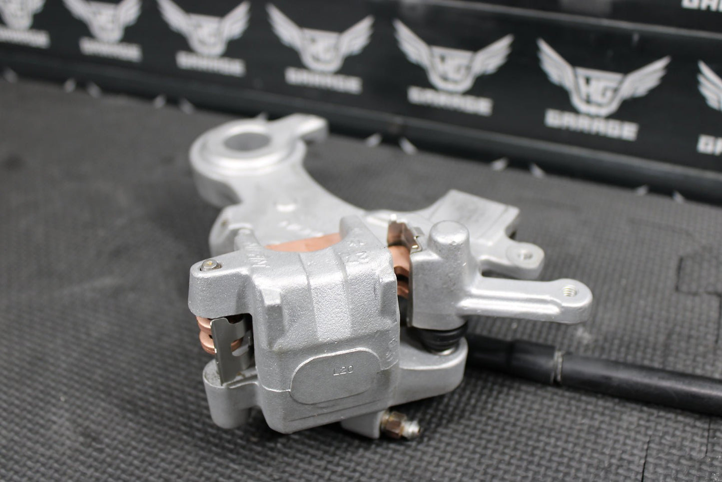 2002 Yamaha YZ426F OEM Nissin Rear Back Brake Caliper Line Bracket Assembly - hggarage