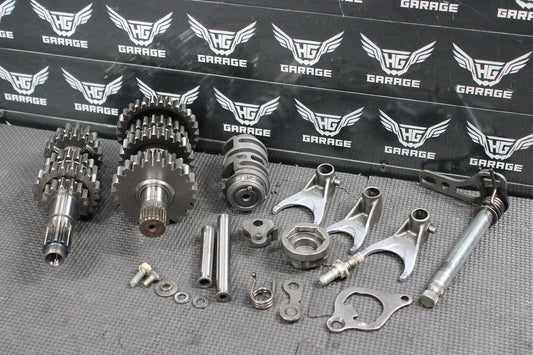 2009 Kawasaki 09 - 13 KX250F OEM Engine Transmission Tranny Gears Forks Assembly - hggarage