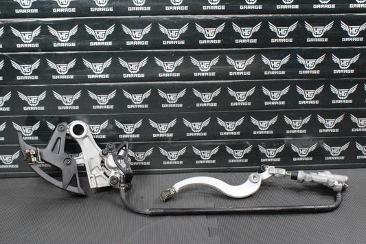 2019 HONDA CRF450RX OEM REAR BACK BRAKE CALIPER MASTER CYLINDER LEVER ASSEMBLY - hggarage