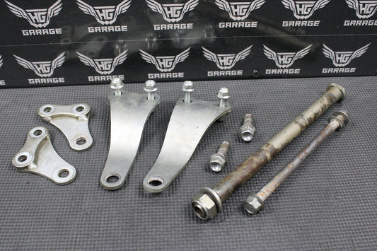 2019 17 - 19 YAMAHA YZ250FX OEM ENGINE MOTOR MOUNT STAY BRACKETS BOLTS SWING PIVOT - hggarage