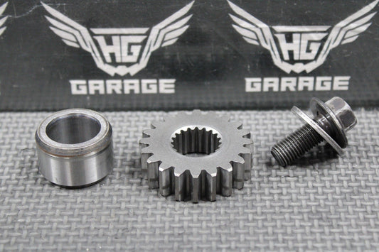 1988 87 - 07 HONDA CR125R OEM CRANKSHAFT PRIMARY MAIN DRIVE GEAR & COLLAR - hggarage