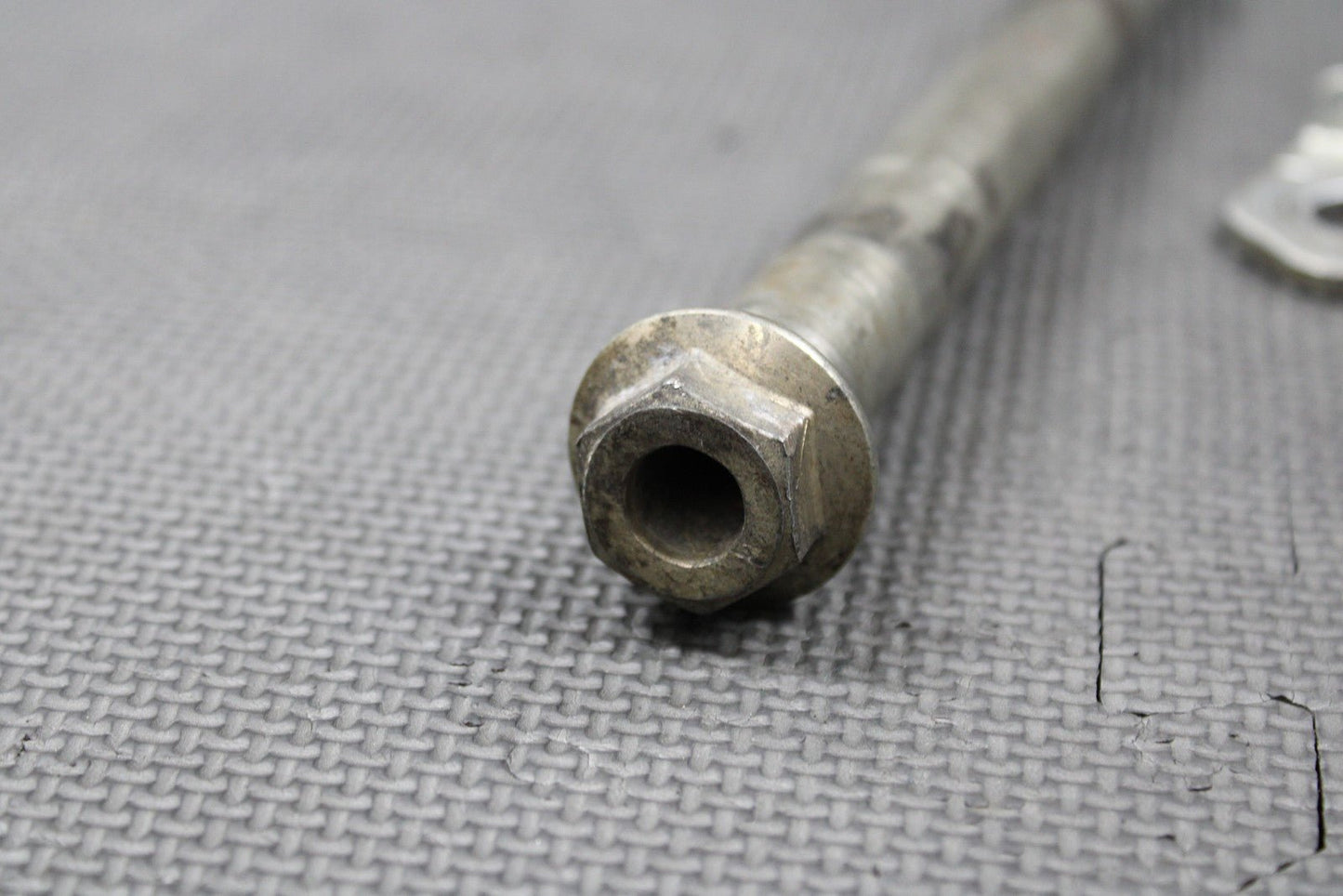 2009 KAWASAKI KLX250SF OEM REAR AXLE BACK WHEEL RIM PIVOT BOLT SHAFT 41068 - 0602 - hggarage