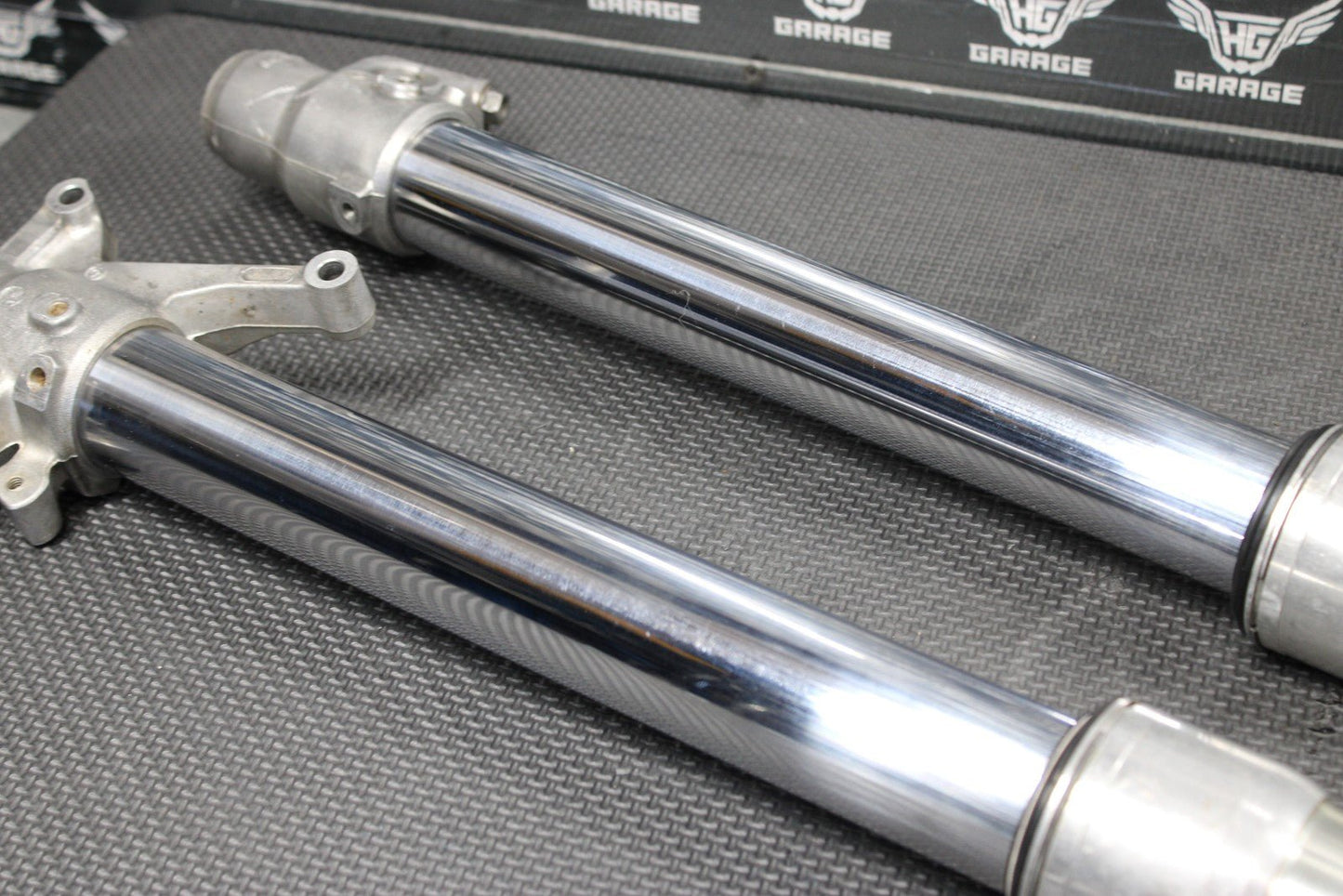 1998 HONDA CR125R OEM KYB RIGHT LEFT FRONT SUSPENSION FORKS SHOCKS 51400 - KZ4 - A71 - hggarage