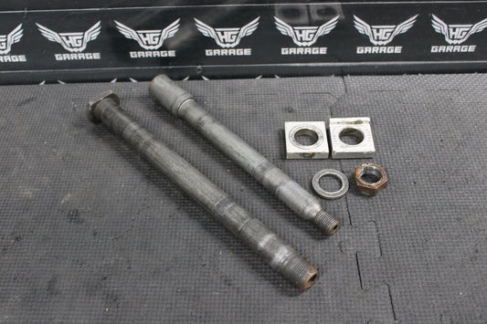 2002 YAMAHA YZ426F OEM FRONT REAR AXLE BACK WHEEL RIM SWINGARM PIVOT BOLT AXLES - hggarage