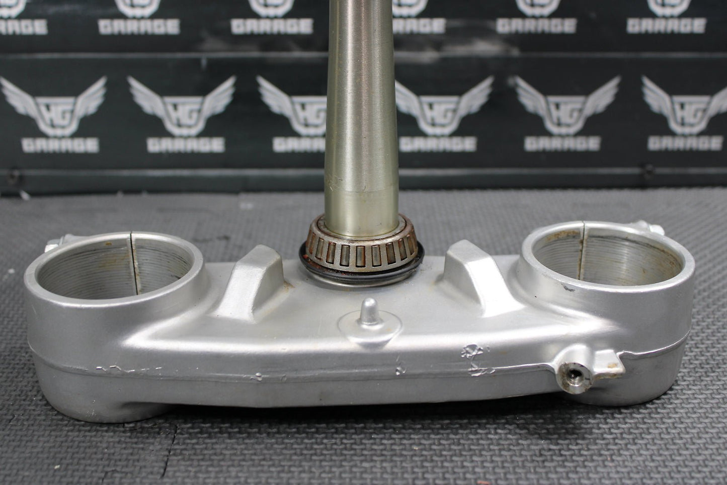 2000 00 - 03 HONDA CR125R OEM FRONT FORKS LOWER UPPER TRIPLE TREE STEM BAR CLAMP - hggarage