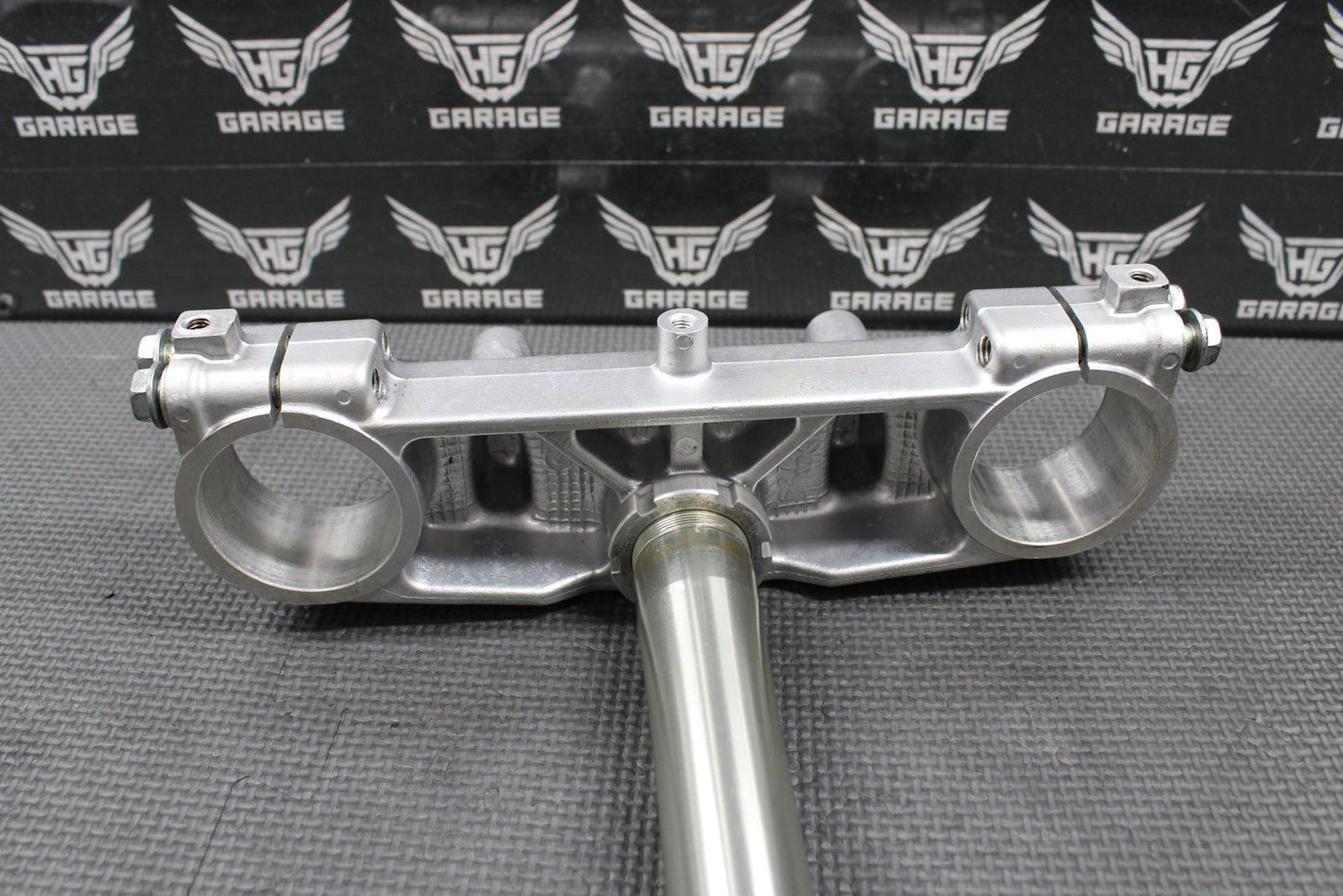 1998 SUZUKI 97 - 98 RM125 RM250 OEM FRONT FORKS LOWER UPPER TRIPLE TREE STEM CLAMP - hggarage