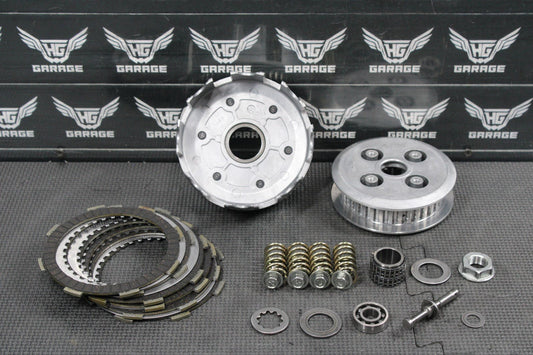 2012 KAWASAKI KX100 KX85 OEM COMPLETE CLUTCH W PLATES BASKET PRESSURE PLATE HUB - hggarage