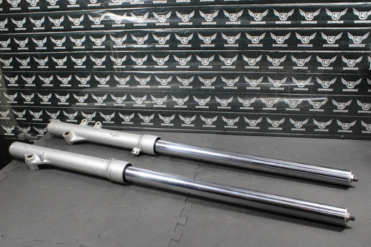 1986 KAWASAKI KDX200 OEM RIGHT LEFT FRONT SUSPENSION FORKS SHOCKS 44001 - 1601 - hggarage