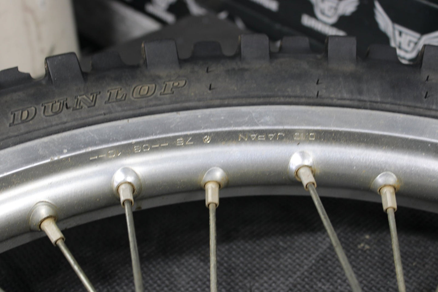 2003 HONDA CR125R CR250R CRF250R CRF450R OEM D.I.D FRONT WHEEL RIM 44650 - KZ4 - 810 - hggarage