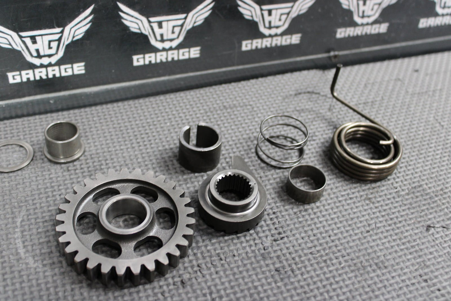 2009 HONDA CRF450R OEM KICKSTART KICK START SHAFT W IDLER GEAR 28251 - MEN - A30 - hggarage