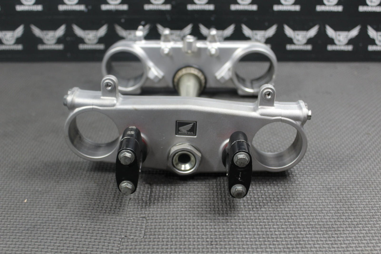 2010 Honda CRF250R OEM Front Forks Lower Upper Triple Tree Stem Clamp - hggarage