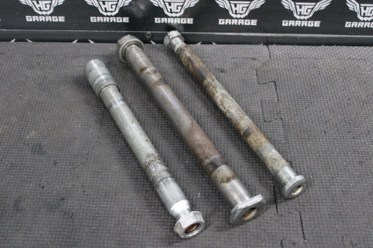 2007 YAMAHA YZ450F OEM FRONT REAR AXLE BACK WHEEL RIM SWINGARM PIVOT BOLT AXLES - hggarage