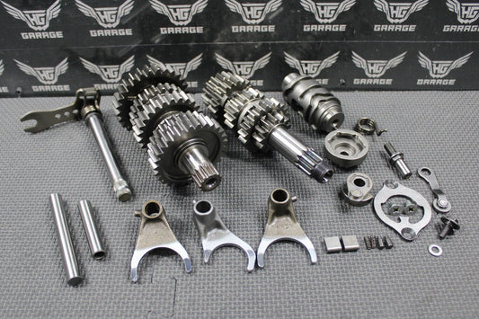 2020 SUZUKI 19 - 25 RMZ250 OEM TRANSMISSION TRANNY GEARBOX GEARS SHIFT FORKS MINT! - hggarage