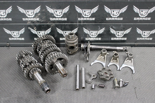 2008 KAWASAKI KX100 KX85 OEM ENGINE TRANSMISSION TRANNY ASSEMBLY GEARS - hggarage