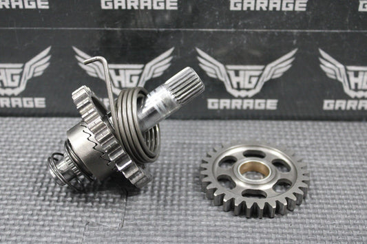 2005 HONDA CR125R OEM KICKSTART KICK START SHAFT W IDLER GEAR 28210 - KS6 - 700 - hggarage