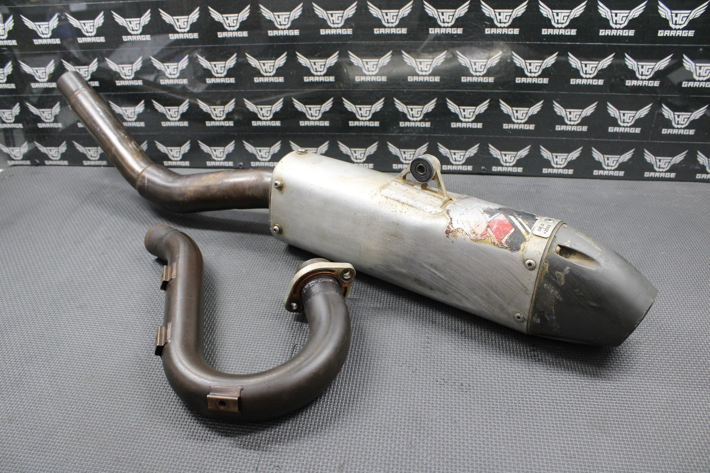 2009 YAMAHA YZ450F DR. D MUFFLER EXHAUST SILENCER SLIP ON PIPE HEADER SYSTEM - hggarage