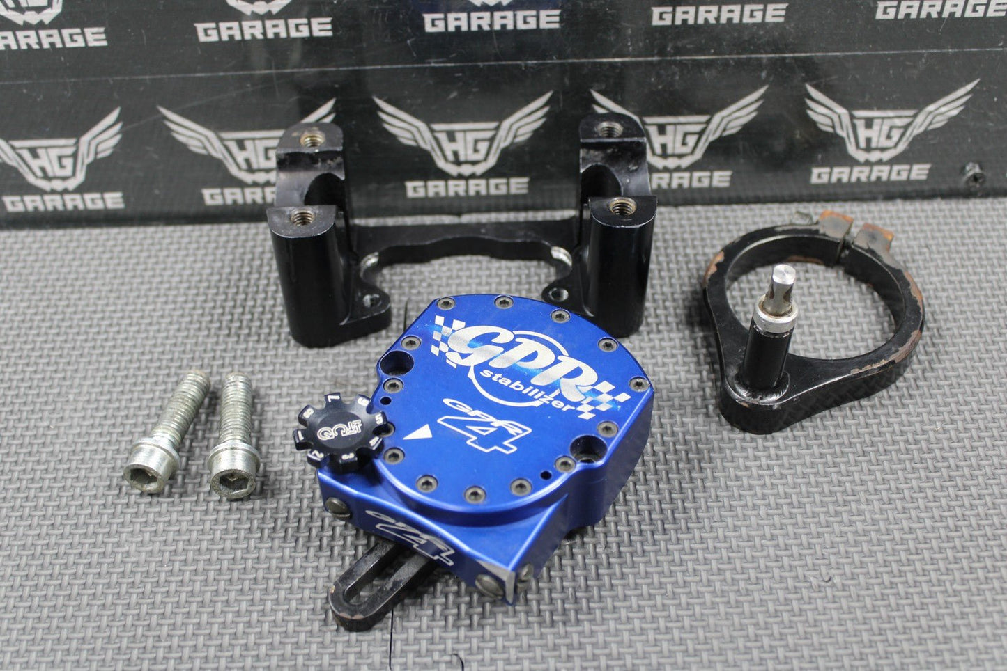 2010 KTM 10 - 15 250 XCF GPR V4 STABILIZER DAMPER TRIPLE CLAMP BAR MOUNT KIT 20MM - hggarage