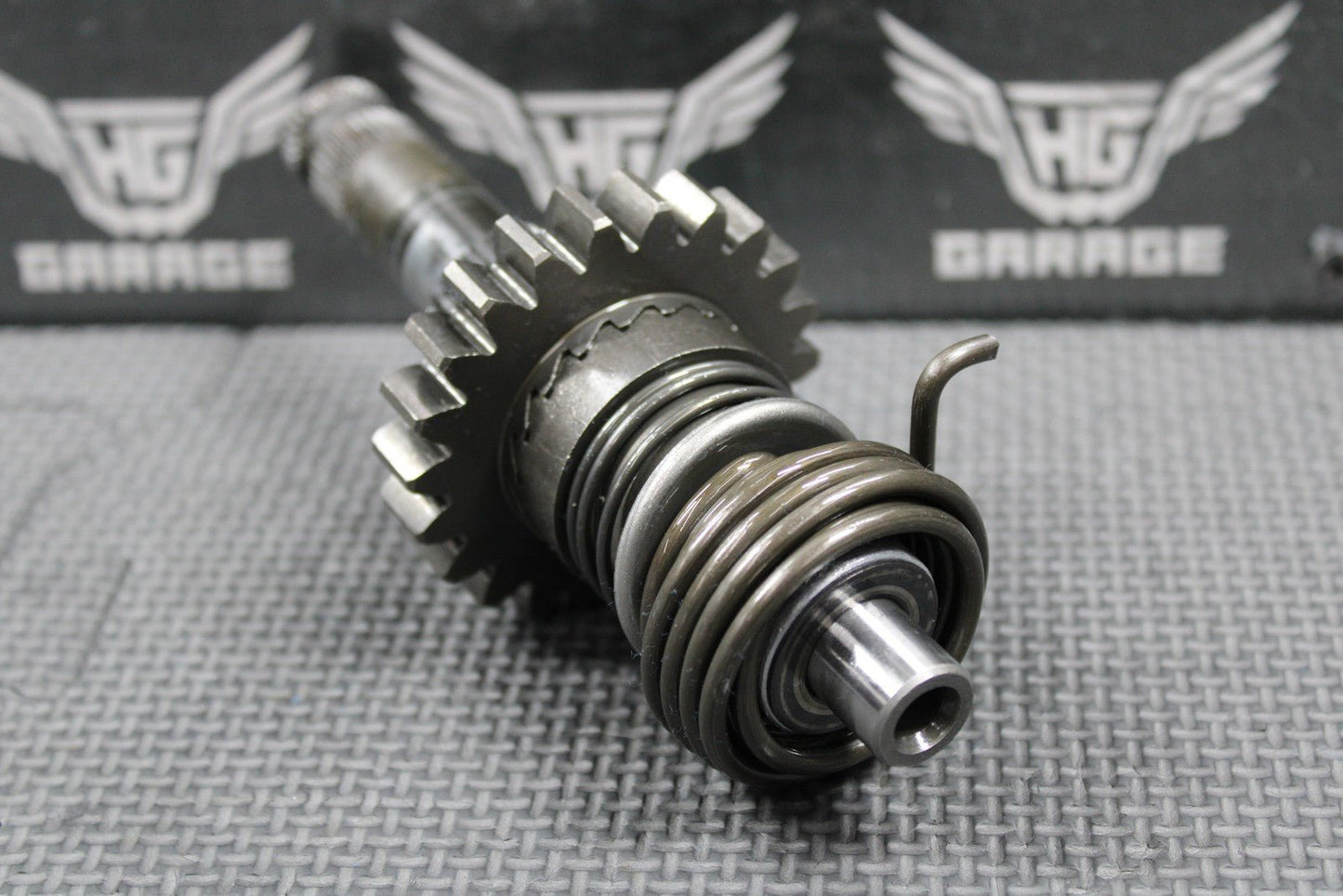 1991 HONDA 88 - 95 XR250R OEM KICKSTART KICK START SHAFT SPINDLE GEAR RATCHET NICE - hggarage