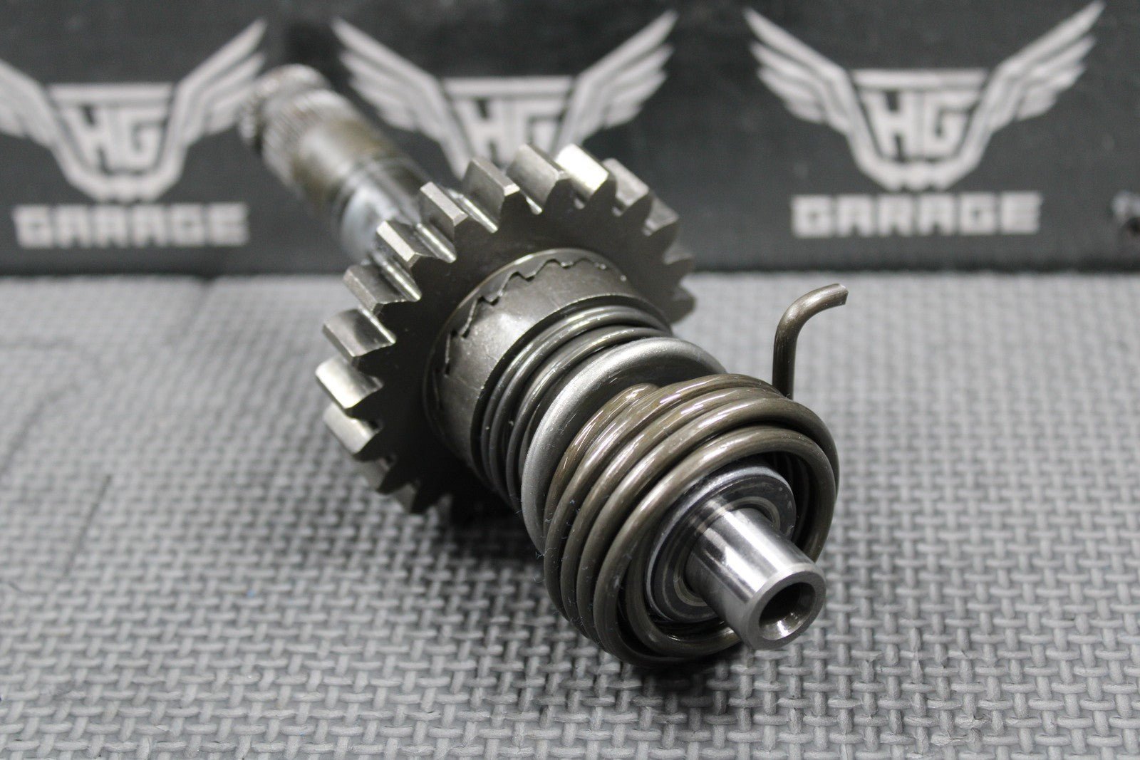 1991 HONDA 88 - 95 XR250R OEM KICKSTART KICK START SHAFT SPINDLE GEAR RATCHET NICE - hggarage