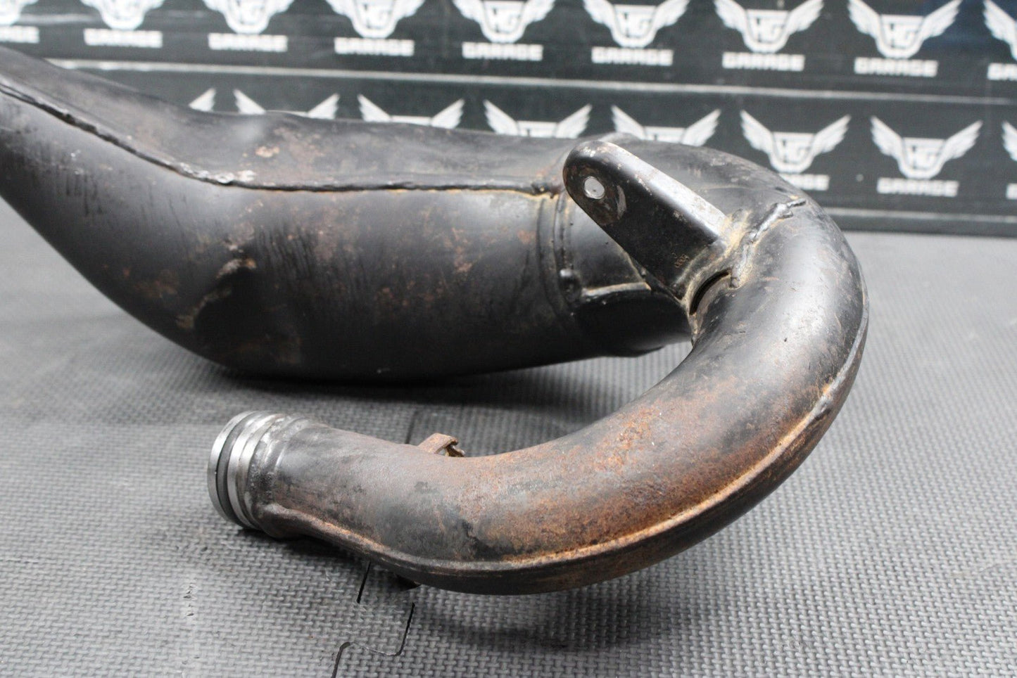 2000 SUZUKI RM125 OEM EXHAUST PIPE CHAMBER HEADER EXPANSION CHAMBER 14310 - 36E30 - hggarage