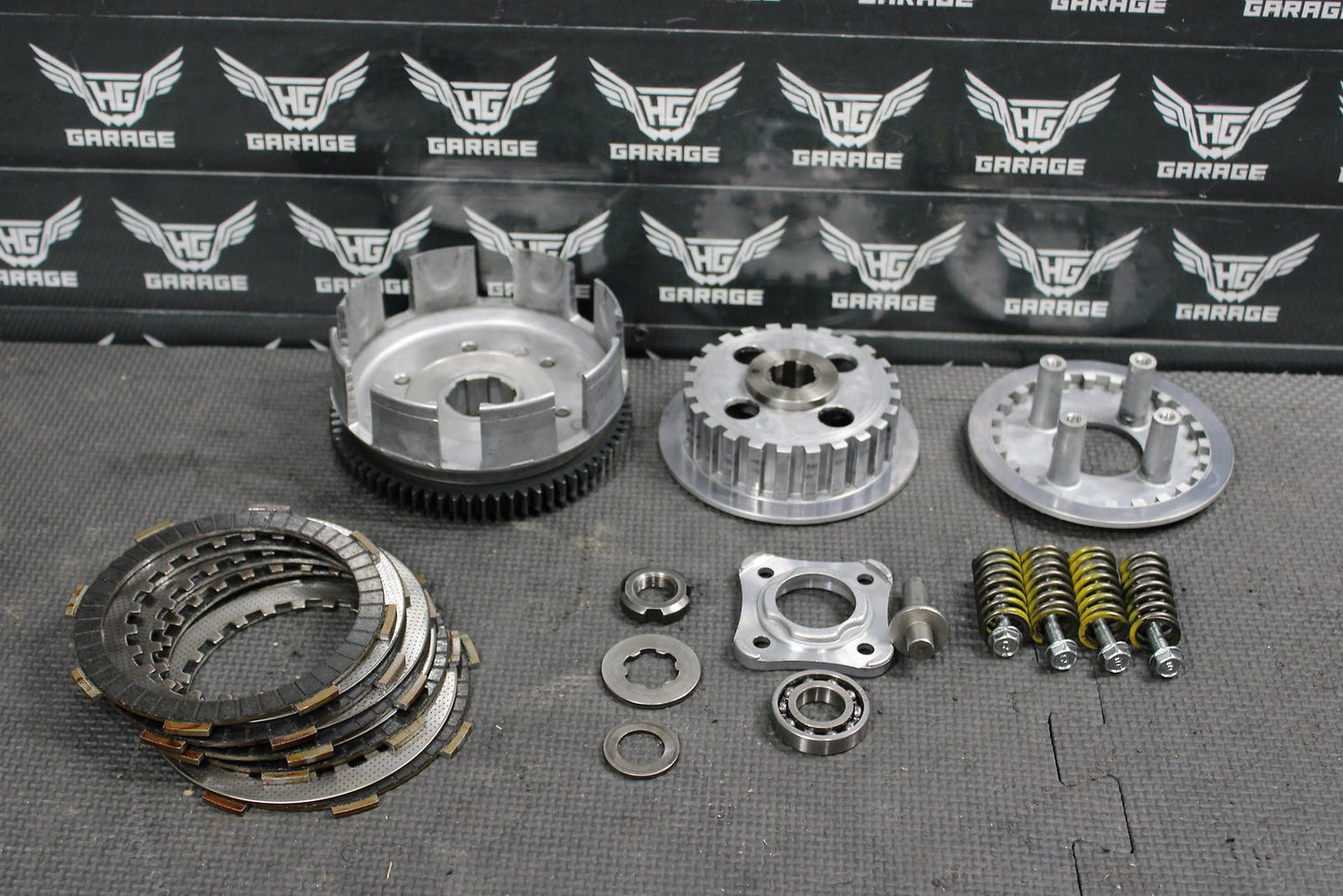 1997 Honda XR200R OEM Complete Clutch W Plates Basket Hub 22100 - 437 - 020 22121 - Kc - hggarage