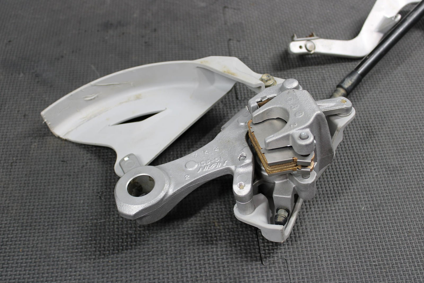 2008 YAMAHA YZ450F OEM NISSIN REAR BACK BRAKE CALIPER MASTER CYLINDER LEVER - hggarage