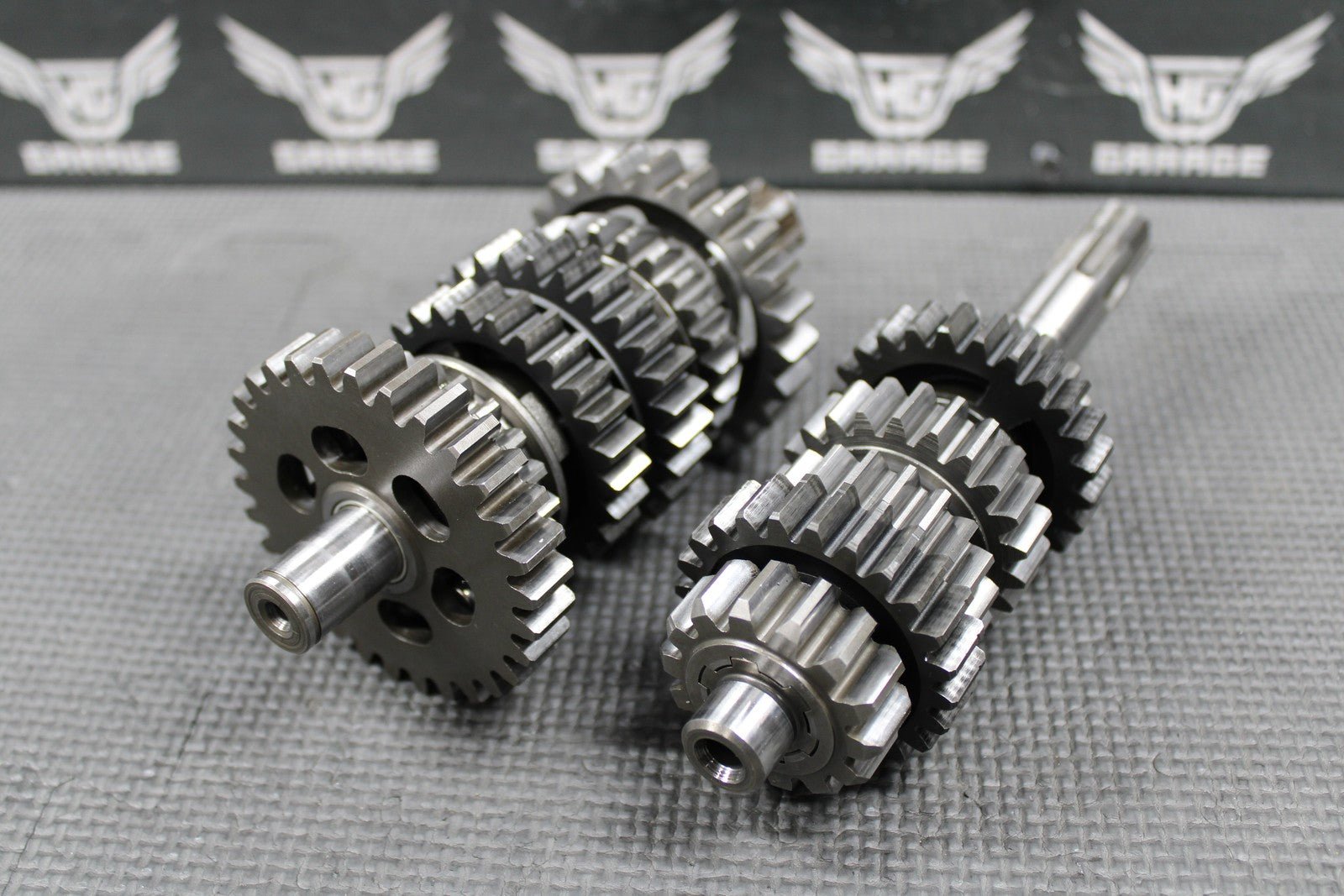 1991 KAWASAKI KX125 OEM TRANSMISSION TRANNY GEARBOX GEARS SHIFT FORKS NICE!! - hggarage