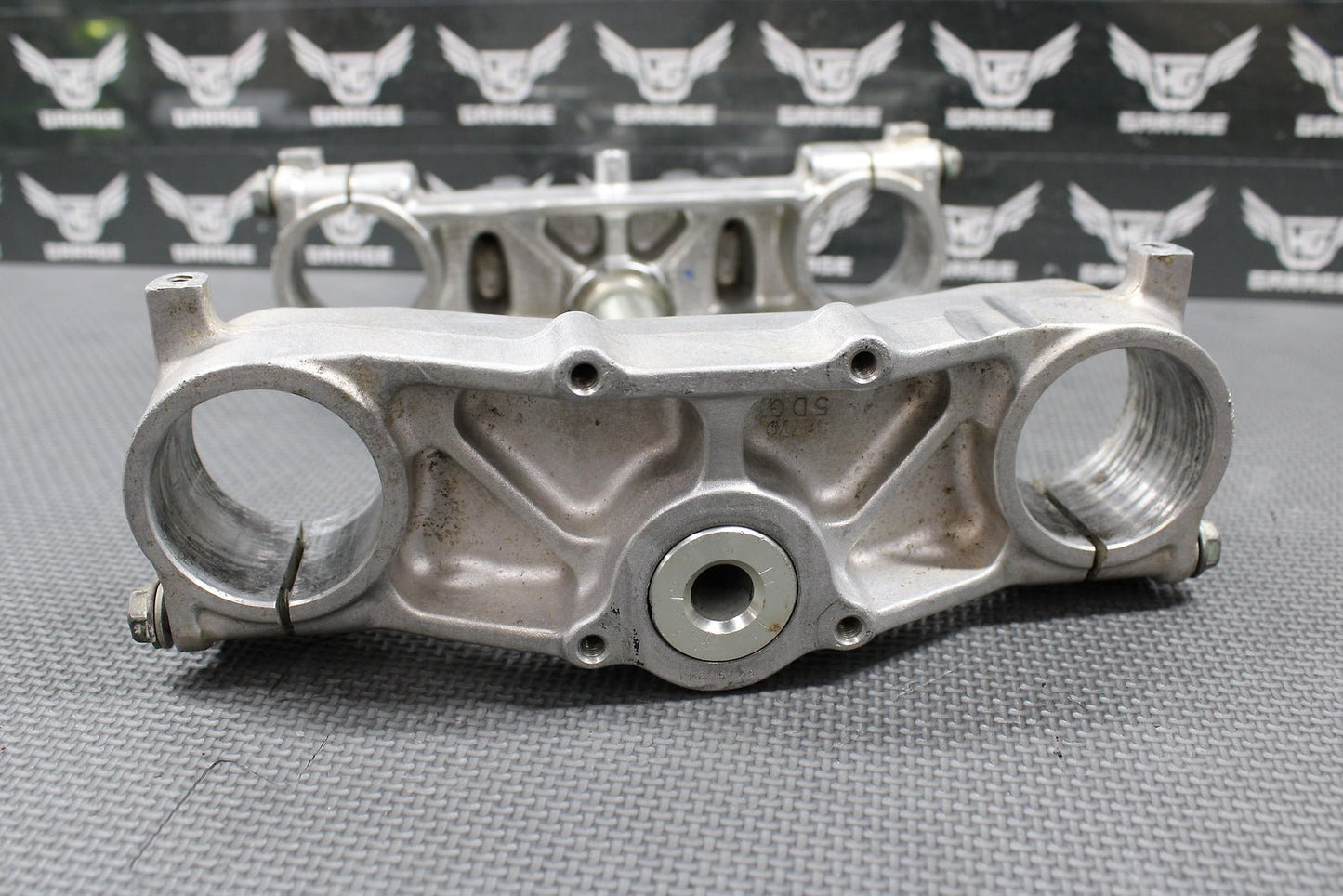 1997 SUZUKI 97 - 98 RM125 RM250 OEM FRONT FORKS LOWER UPPER TRIPLE TREE STEM CLAMP - hggarage