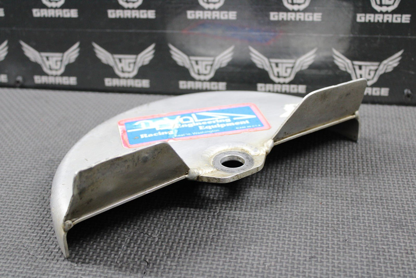 1988 HONDA CR250R DEVOL ALUMINUM FRONT BRAKE DISC ROTOR GUARD SHIELD - hggarage
