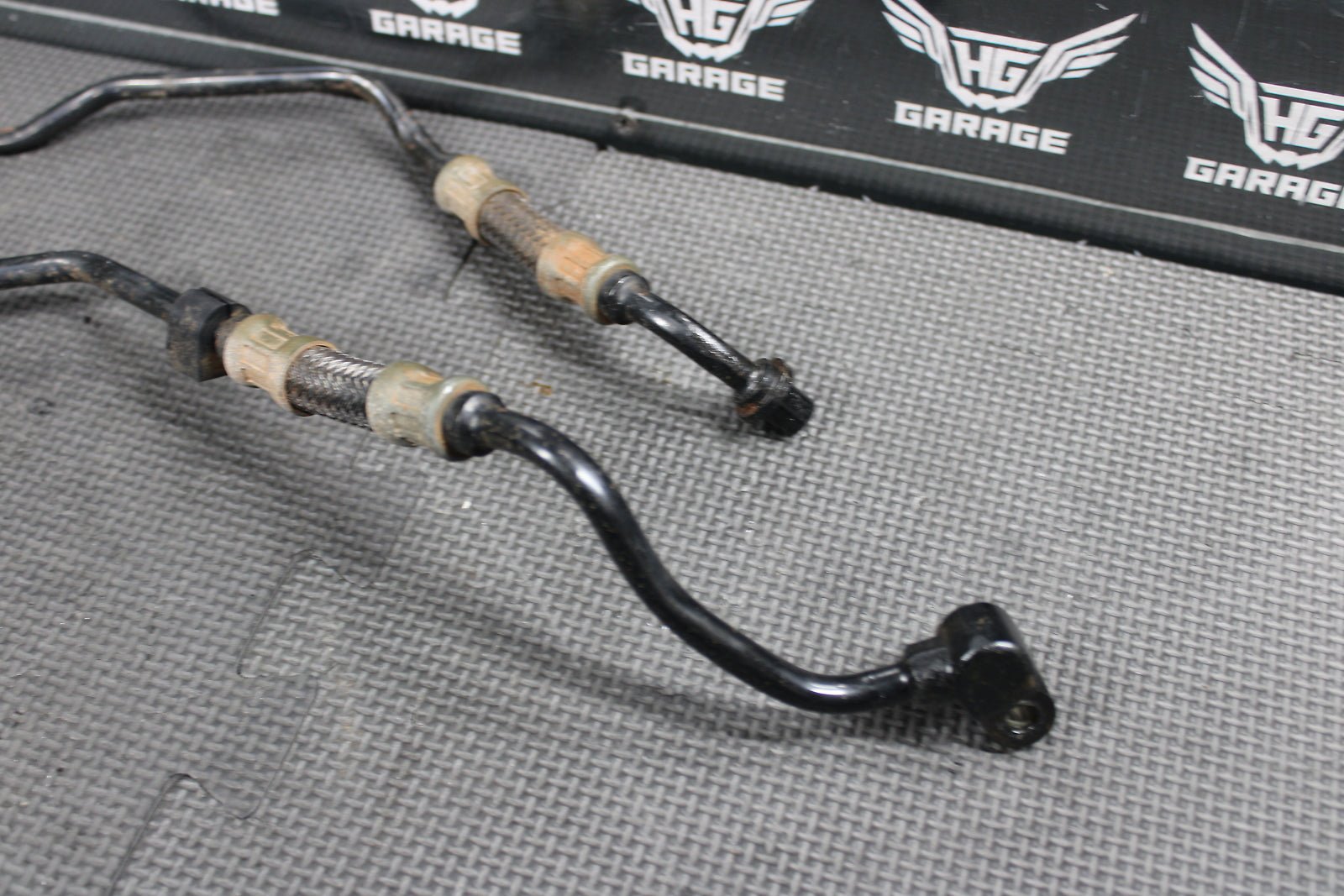 1986 HONDA XR250R OEM ENGINE MOTOR OIL PUMP LINES FEED LINE RETURN LINE - hggarage