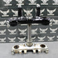 1999 HONDA XR200R 90 - 02 OEM FRONT FORKS LOWER UPPER TRIPLE TREE STEM BAR CLAMP - hggarage