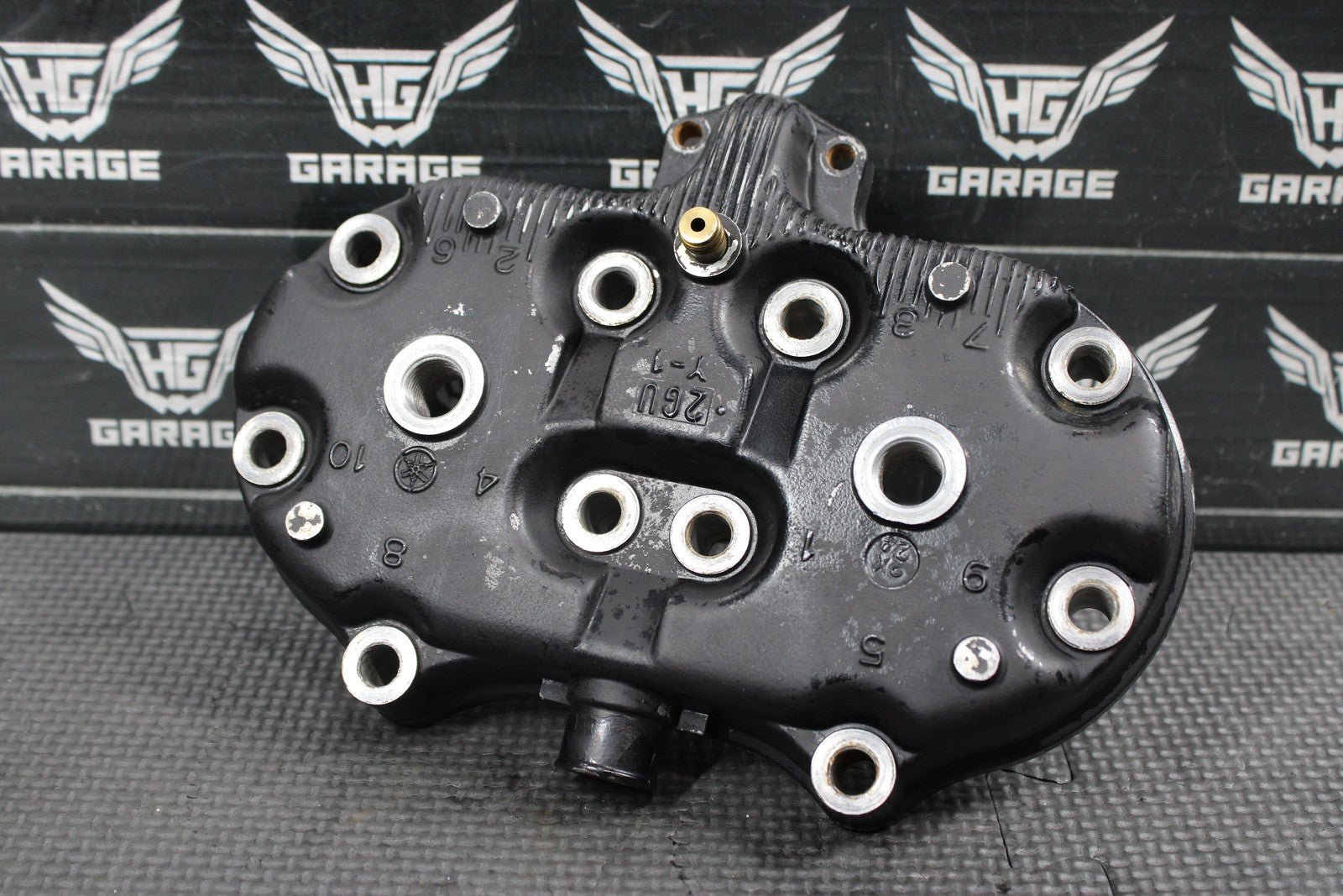 1991 87 - 06 YAMAHA BANSHEE 350 OEM ENGINE TOP END CYLINDER HEAD 2GU - 11111 - 00 - 00 - hggarage