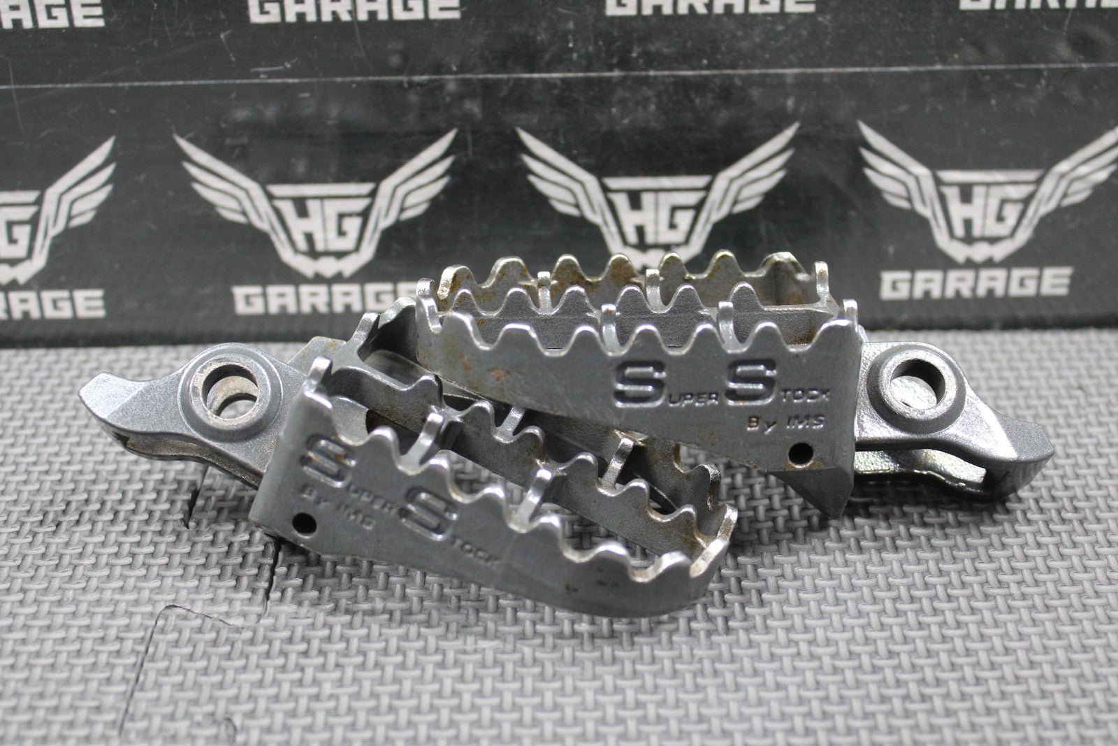 2008 HONDA 04 - 09 CRF250R CR125R CR250R IMS SUPER STOCK FOOTPEGS PEGS 72219 - hggarage