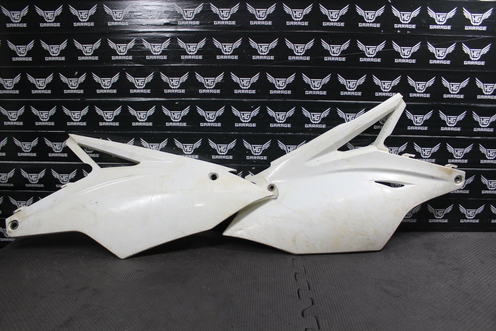 2018 KAWASAKI KX250F OEM PLASTICS BODY KIT FENDERS PANELS NUMBER PLATE SHROUDS - hggarage