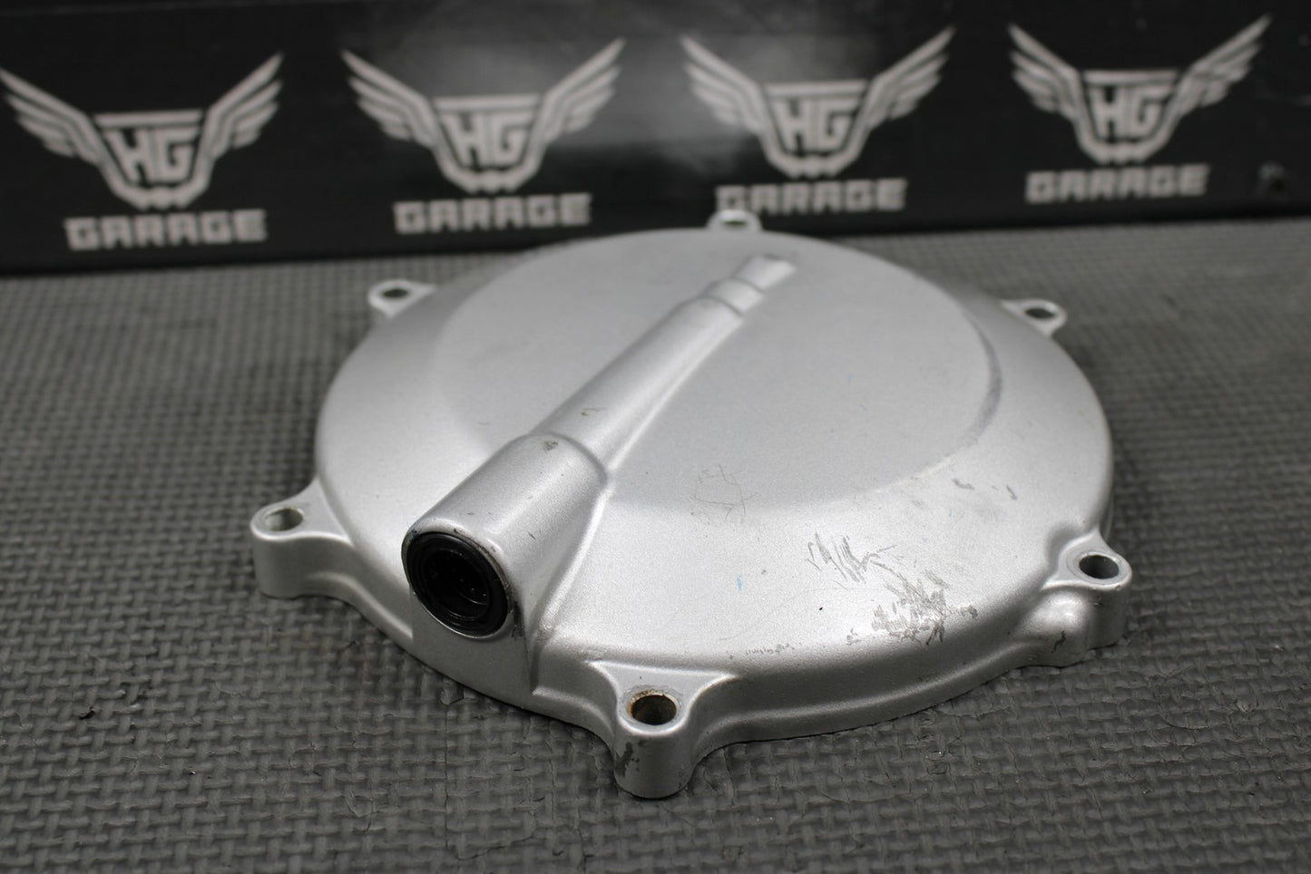 2009 KAWASAKI KLX250SF OEM ENGINE RIGHT SIDE OUTER CLUTCH COVER 14032 - 0004 - hggarage