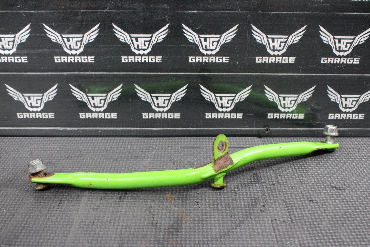 2001 KAWASAKI KX100 KX85 OEM REAR BACK SUB FRAME SUBFRAME 32160 - 1486 - CC GREEN - hggarage