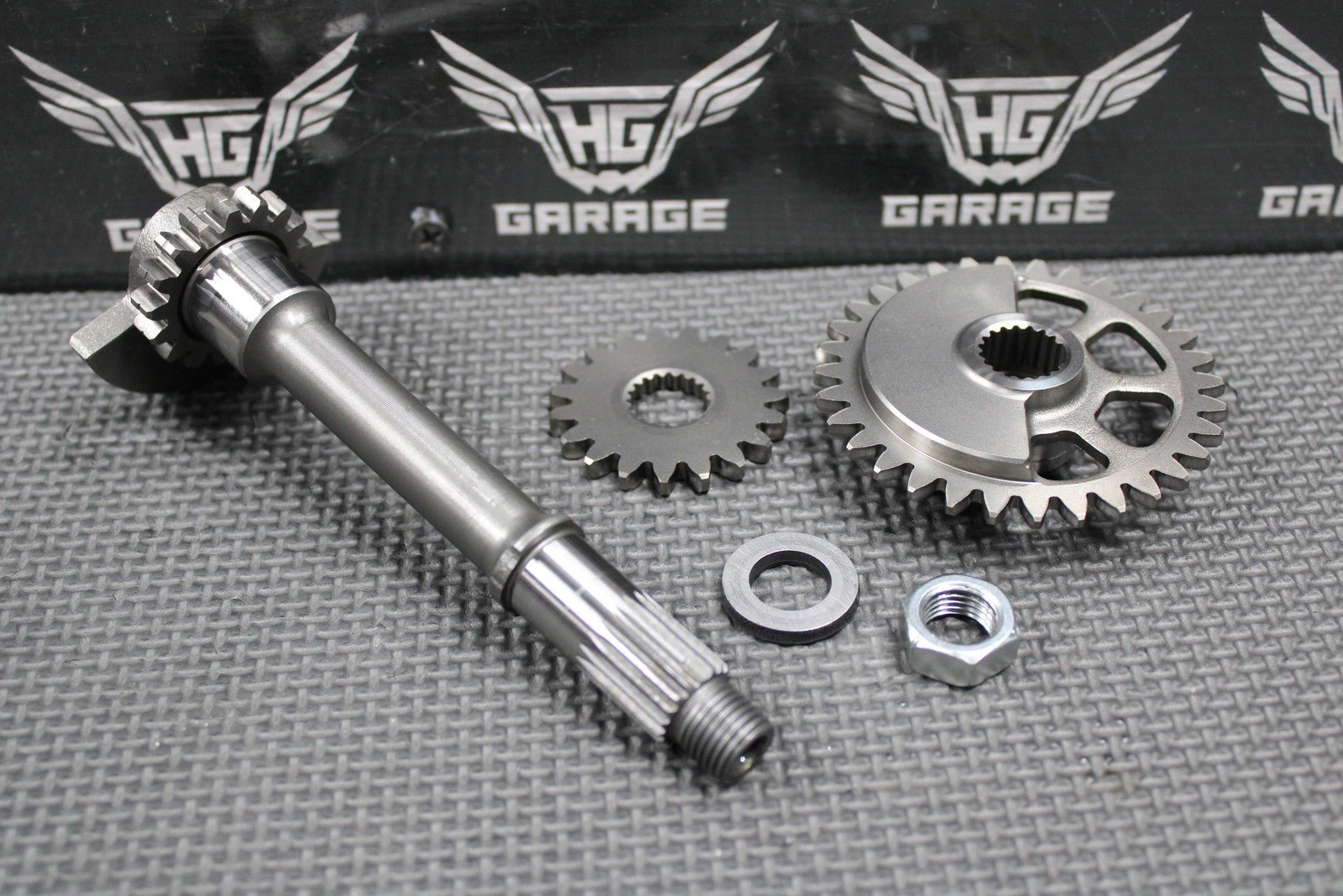 2013 10 - 17 HONDA CRF250R OEM ENGINE MOTOR COUNTER BALANCE BALANCER GEARS SHAFT - hggarage