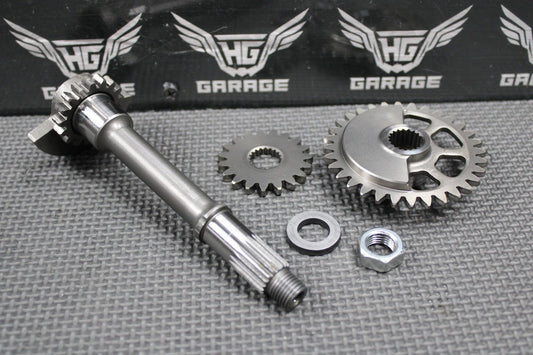 2013 10 - 17 HONDA CRF250R OEM ENGINE MOTOR COUNTER BALANCE BALANCER GEARS SHAFT - hggarage