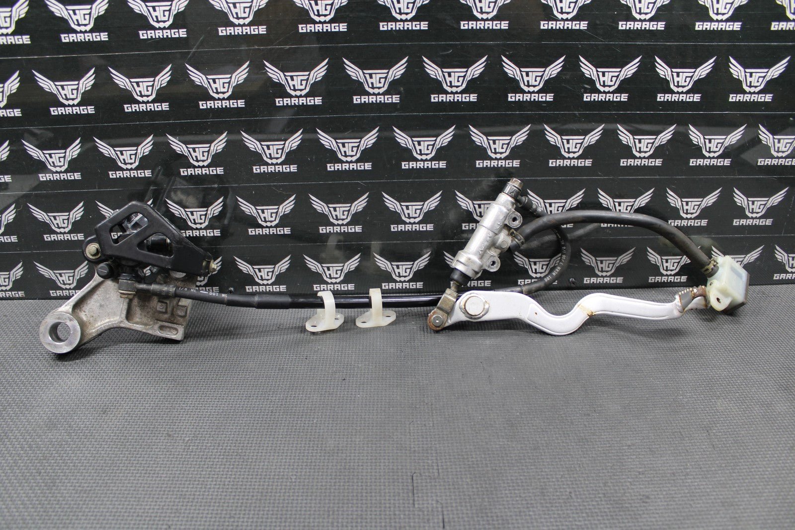 2009 KAWASAKI 2009 2010 KLX250SF OEM NISSIN REAR BACK BRAKE CALIPER MASTER LEVER - hggarage