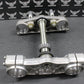 2001 00 - 03 HONDA CR125R OEM FRONT FORKS LOWER UPPER TRIPLE TREE STEM BAR CLAMP - hggarage