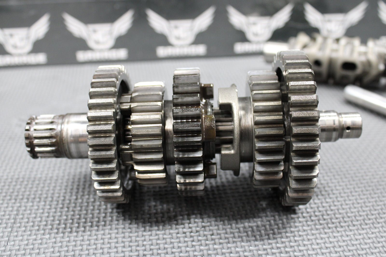 1996 96 - 98 HONDA XR400R OEM ENGINE TRANSMISSION TRANNY GEARS SHAFTS SHIFT FORKS - hggarage