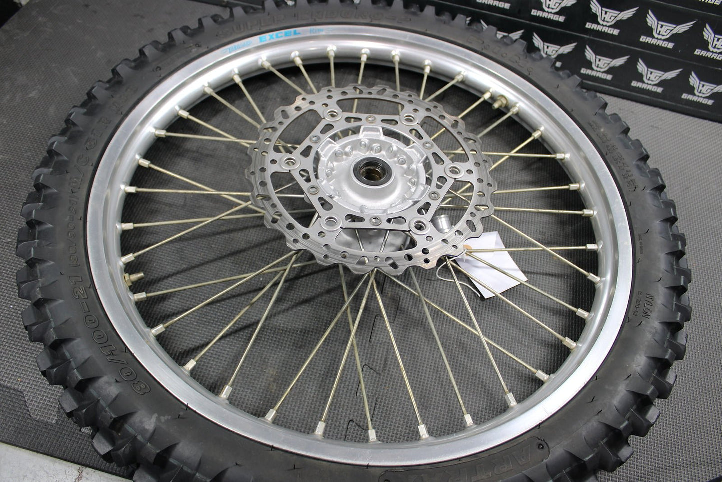 2008 Yamaha YZ450F OEM Excel Front Wheel Rim Hub Assembly 5NY - 25111 - 00 - 00 - hggarage