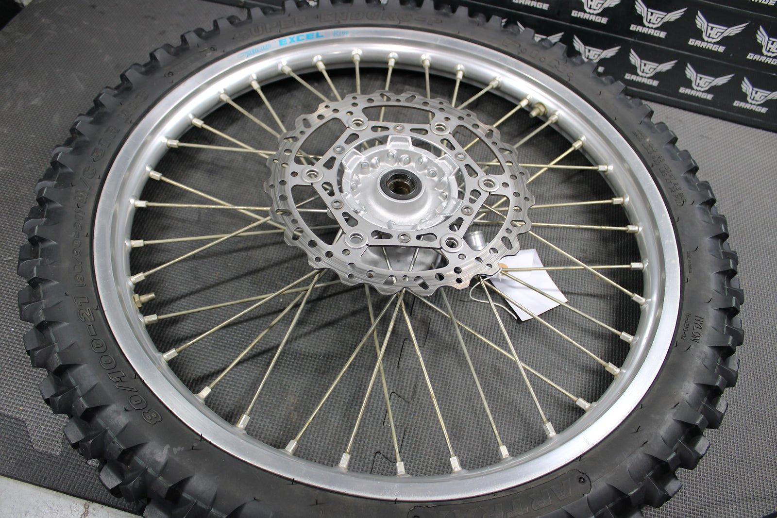2008 Yamaha YZ450F OEM Excel Front Wheel Rim Hub Assembly 5NY - 25111 - 00 - 00 - hggarage