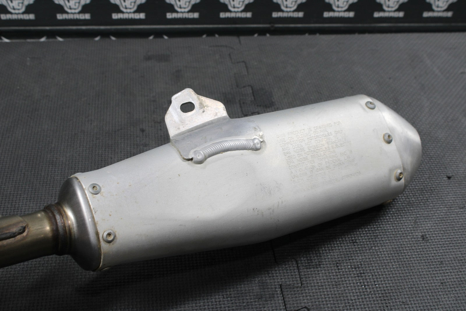 2019 HONDA CRF450R CRF450RX OEM RIGHT SIDE MUFFLER EXHAUST SILENCER SLIP ON PIPE - hggarage