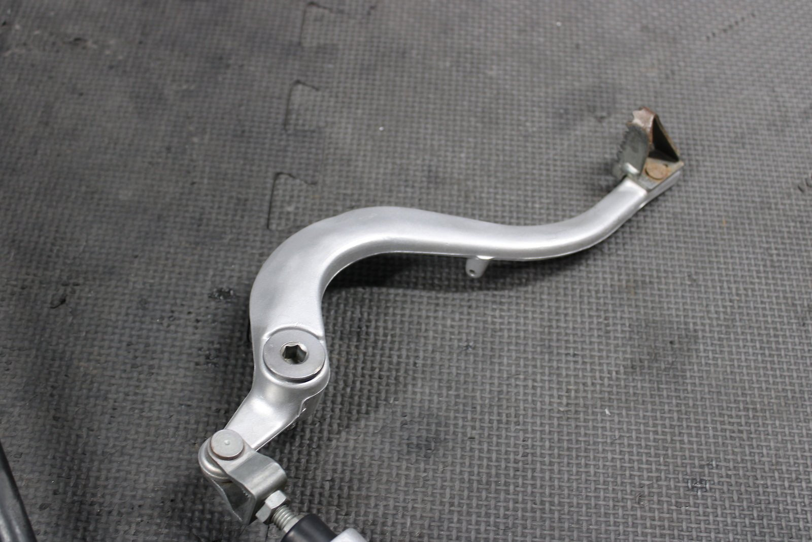 2008 Kawasaki KX250F OEM Nissin Rear Back Brake Caliper Master Cylinder Lever - hggarage