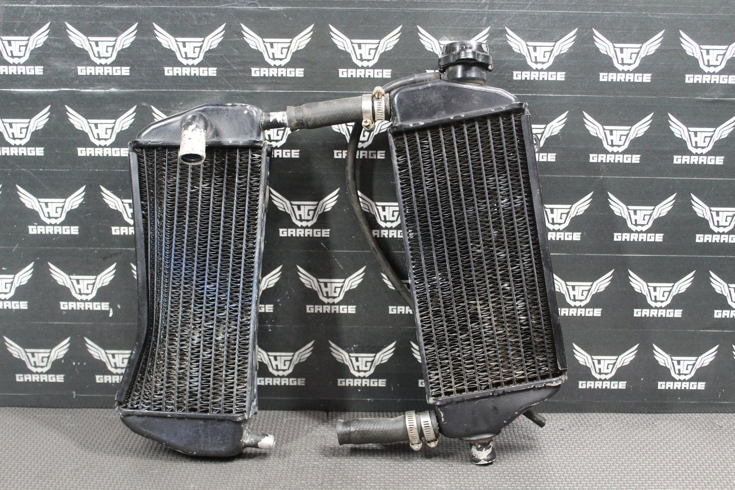 1994 KAWASAKI KX250 KX125 OEM LEFT RIGHT RADIATORS RADS COOLING SYSTEM - hggarage