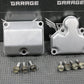 2003 93 - 04 KAWASAKI KX250 OEM EXHAUST POWER VALVE CYLINDER COVERS & BOLTS SET - hggarage